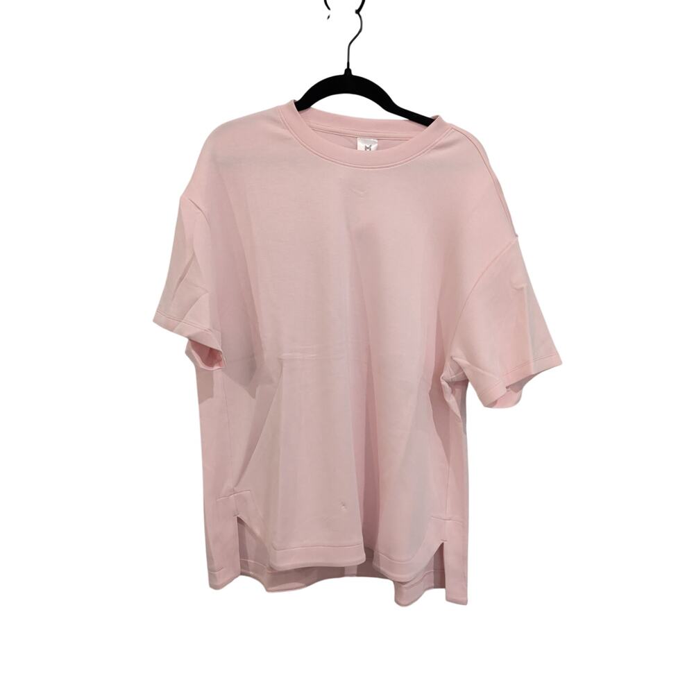 Women's Sandwash Short Sleeve T-Shirt Pink Size XS